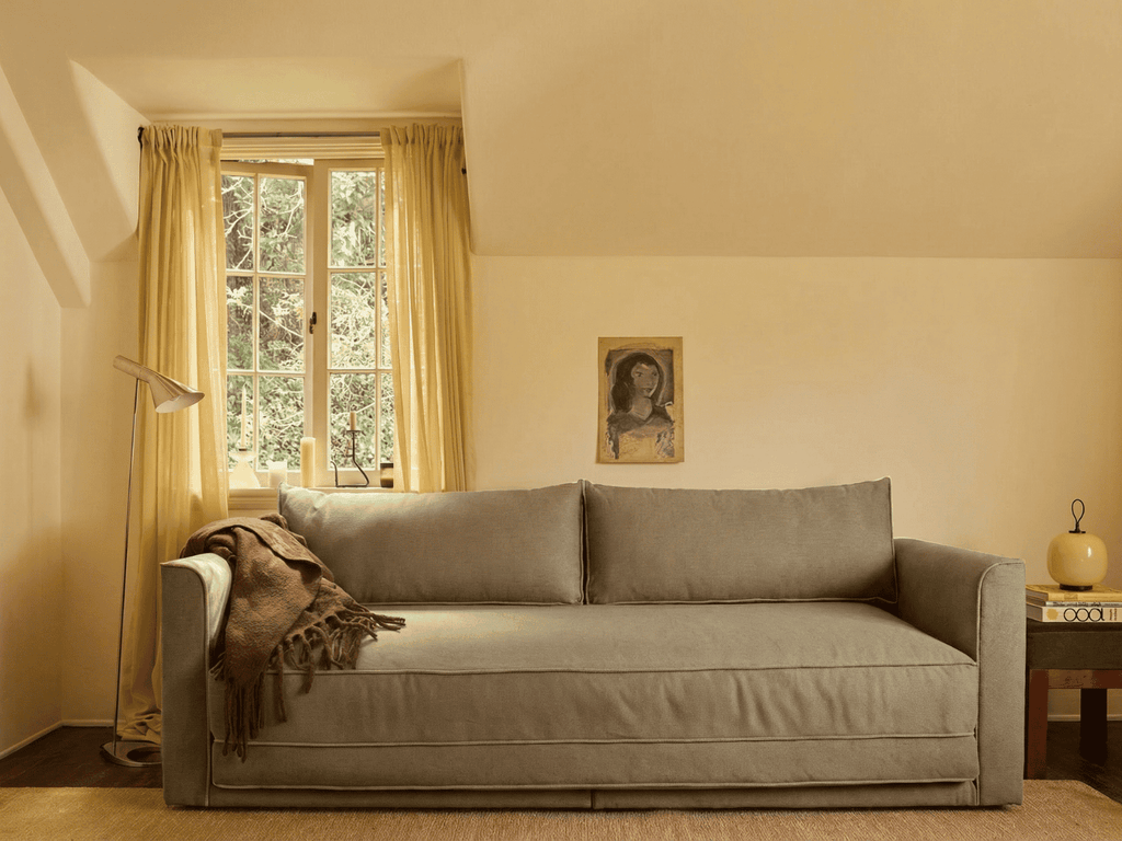 Eclipse 90" Sleeper Sofa in Upcycled Poly
