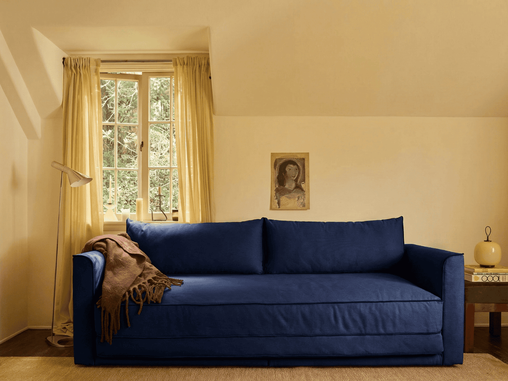 Eclipse 90" Sleeper Sofa in Recycled Velvet