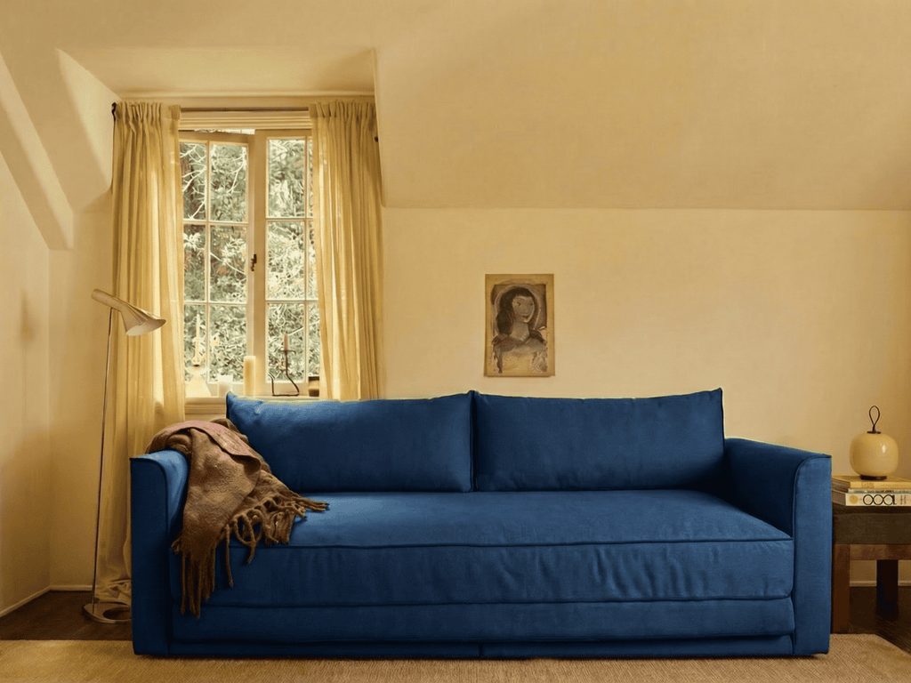 Eclipse 90" Sleeper Sofa in Upcycled Poly
