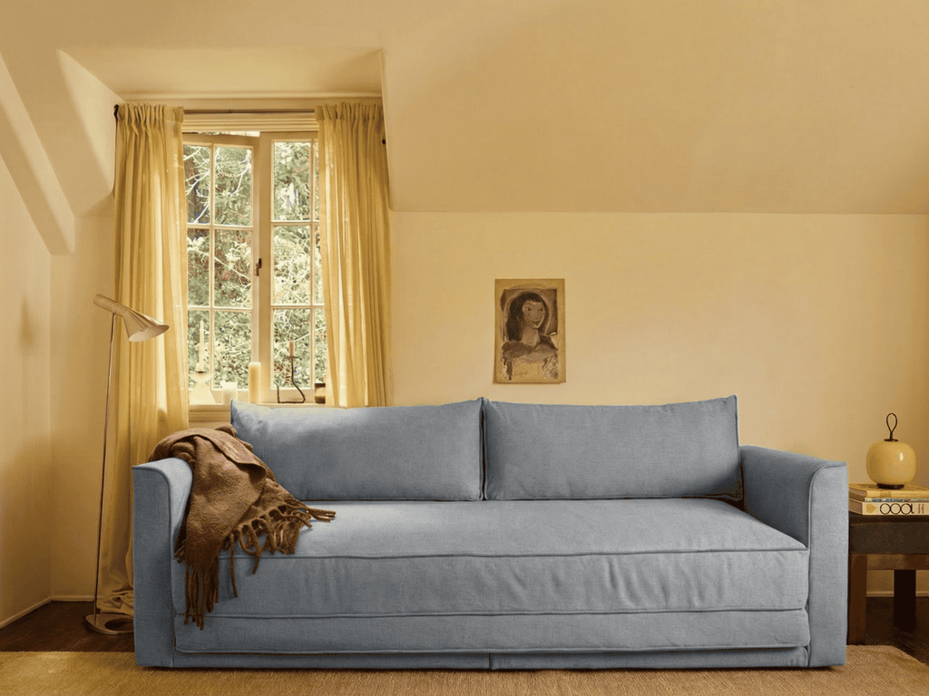 Eclipse 90" Sleeper Sofa in Upcycled Poly