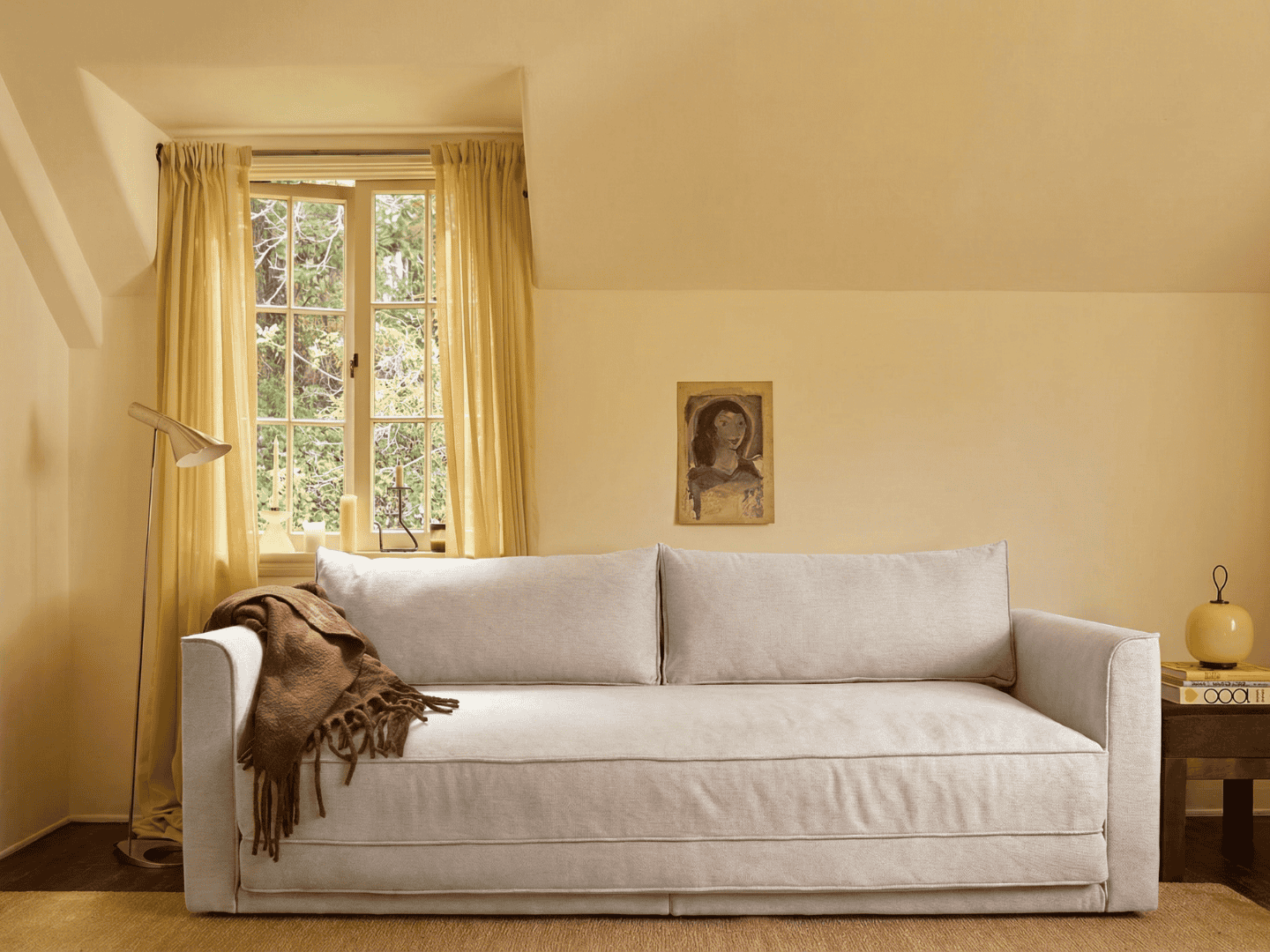 Eclipse 90" Sleeper Sofa in Upcycled Poly