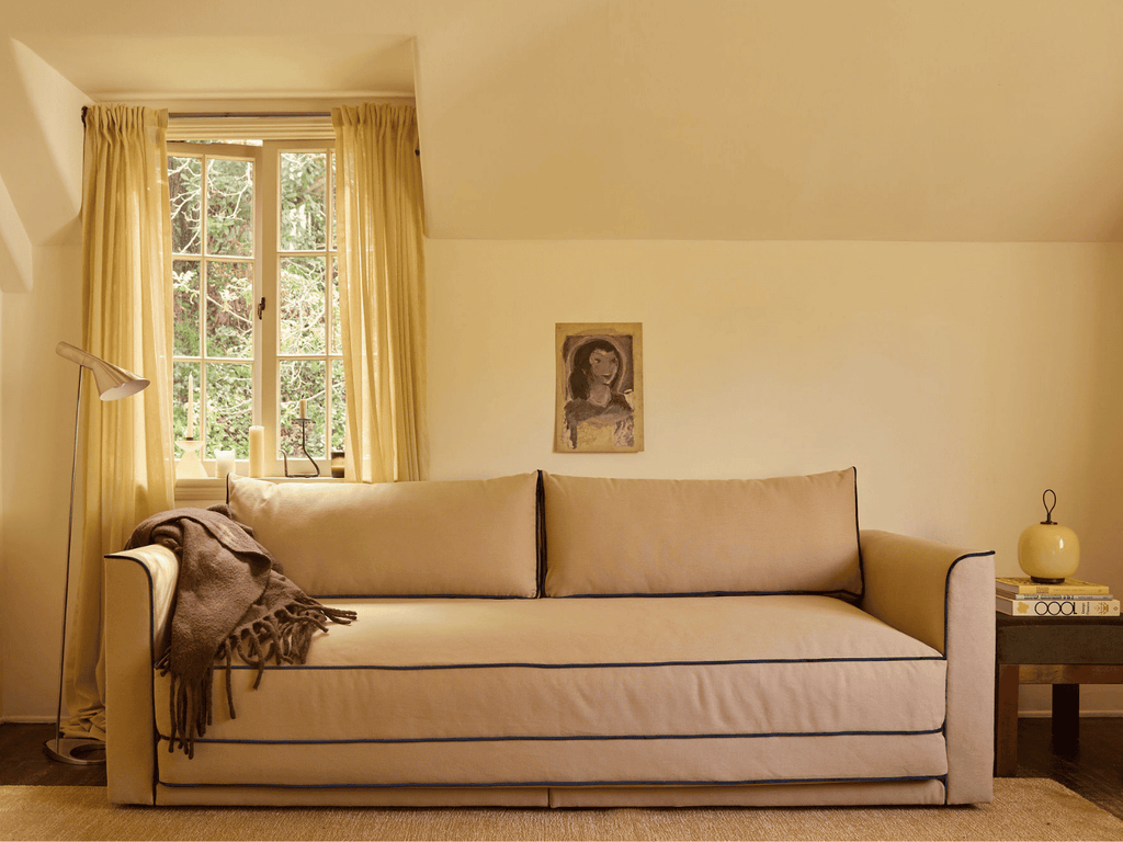 Eclipse 90" Sleeper Sofa in Hemp Blend
