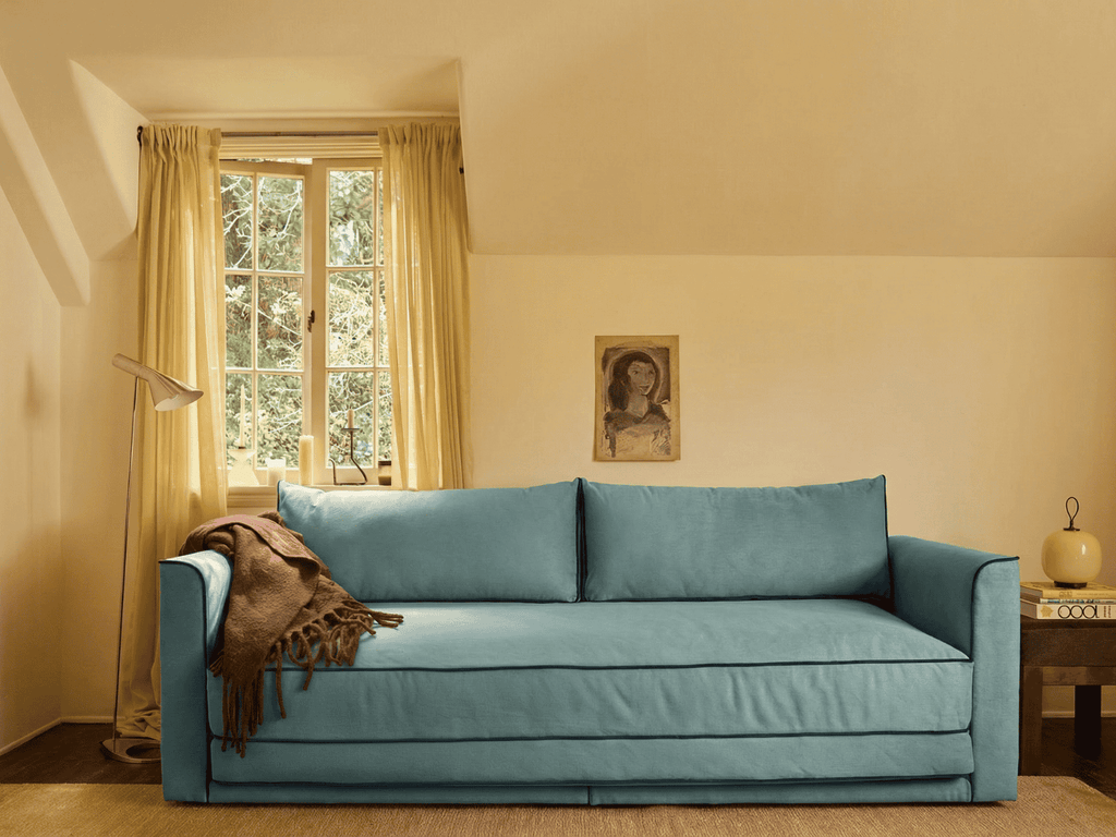 Eclipse 90" Sleeper Sofa in Recycled Velvet