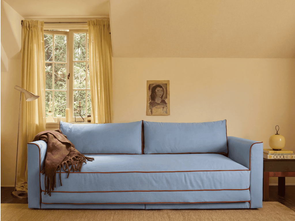 Eclipse 90" Sleeper Sofa in Hemp Blend