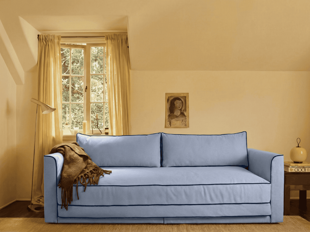 Eclipse 90" Sleeper Sofa in Hemp Blend