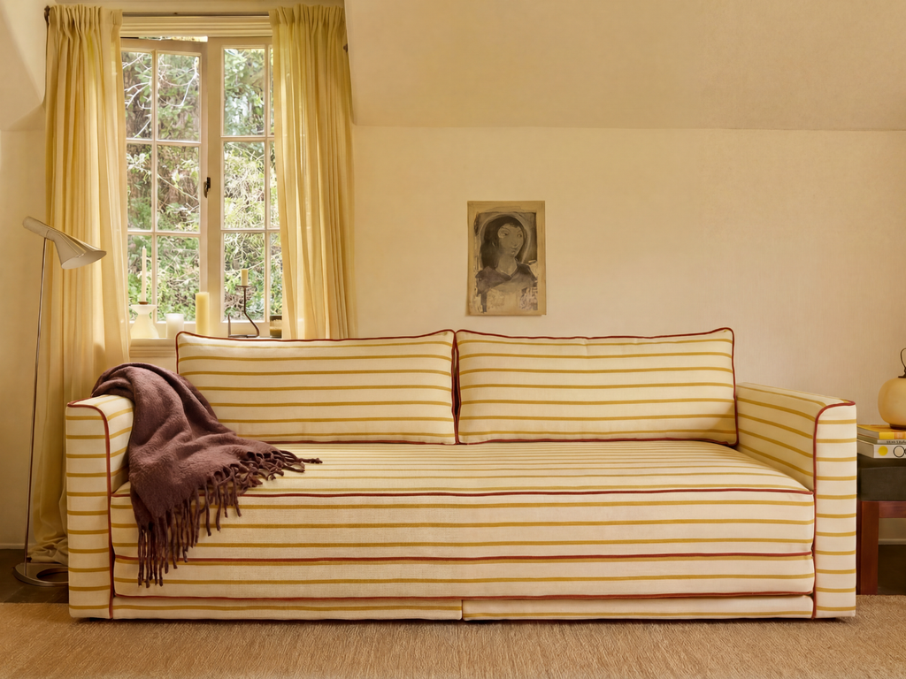 Eclipse 90" Sleeper Sofa in Hemp Blend