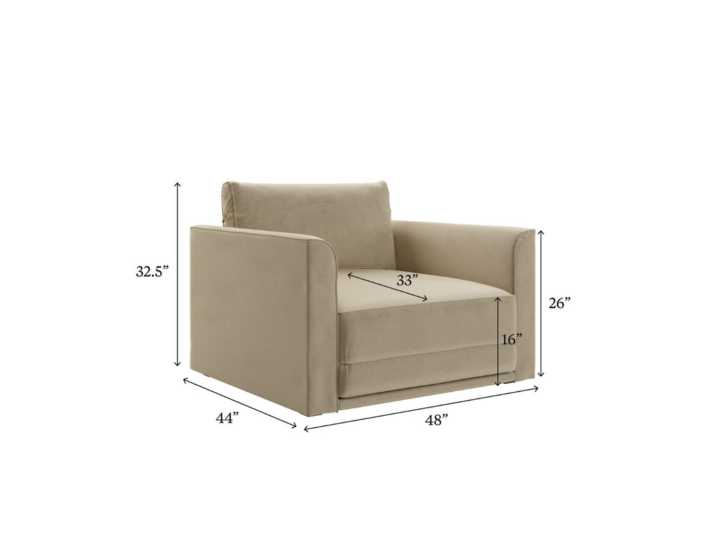 The Eclipse Sleeper Chair in Upcycled Poly