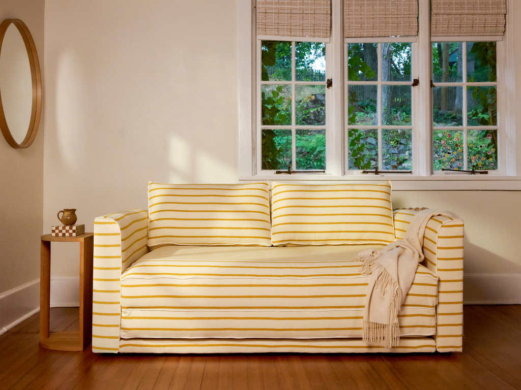 The Eclipse Sleeper Sofa in Hemp Blend