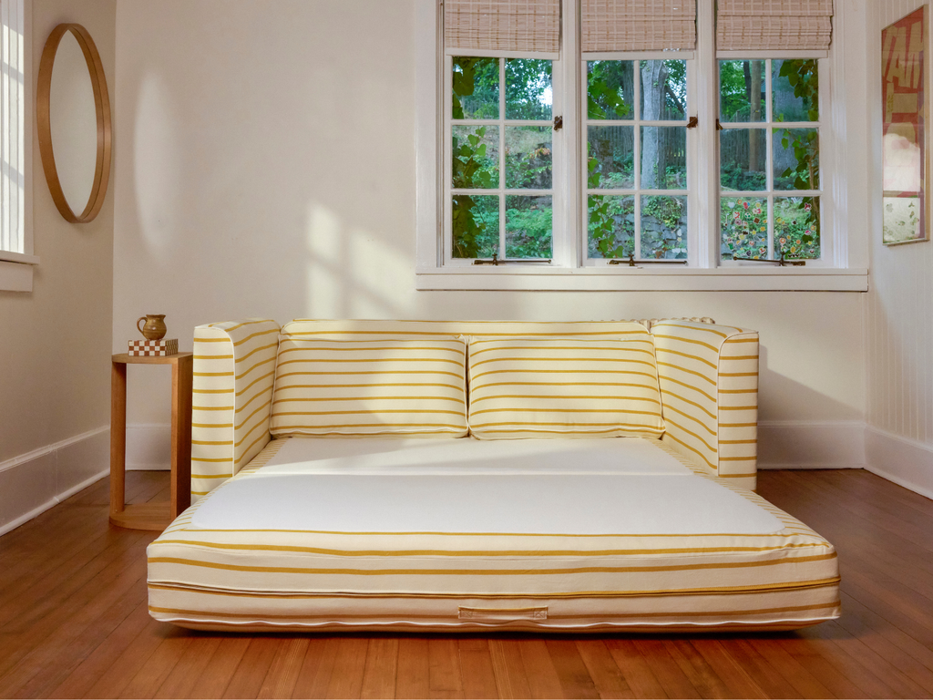 The Eclipse Sleeper Sofa in Hemp Blend