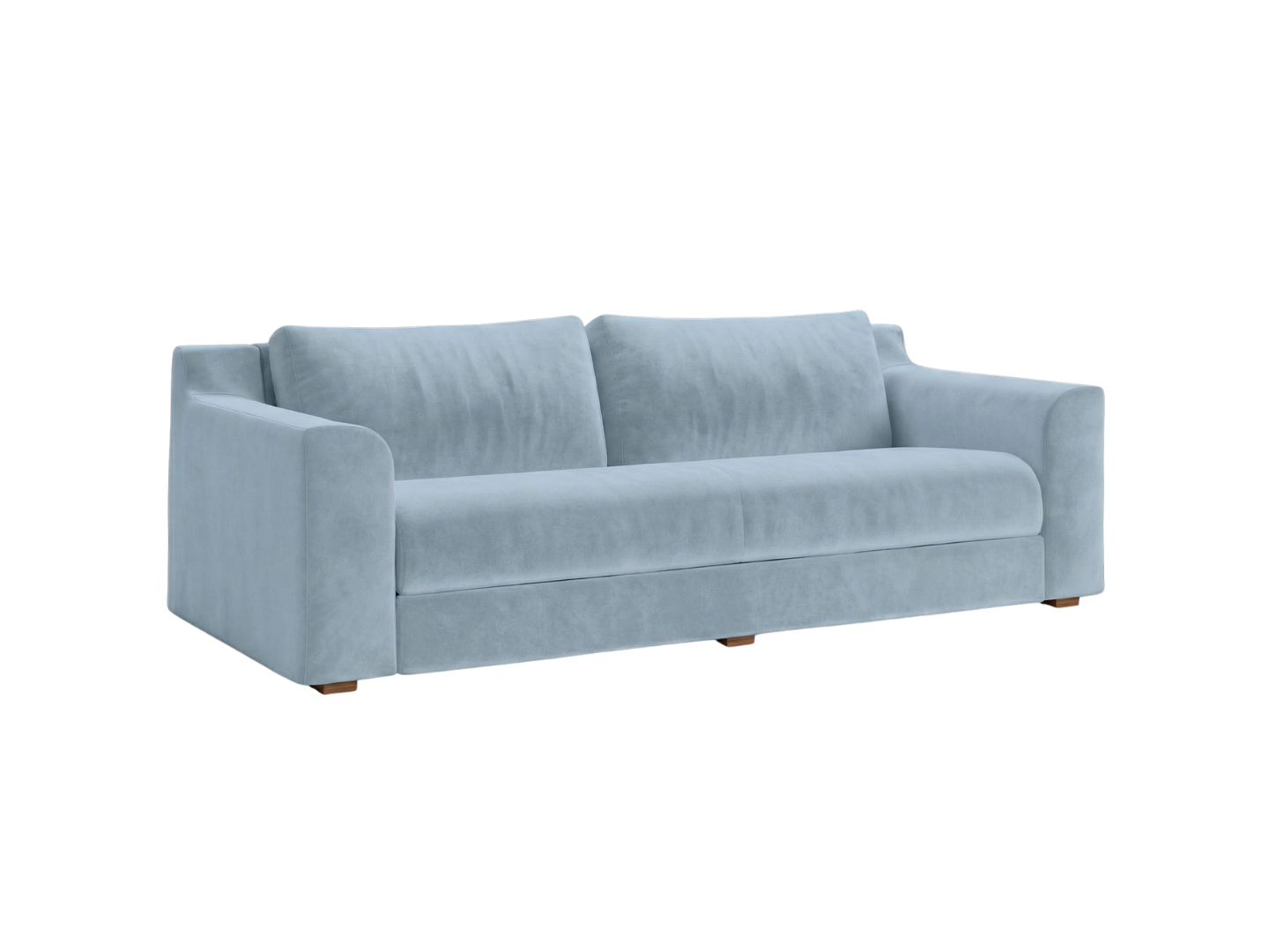 The Elevate 86" Sofa in Recycled Velvet