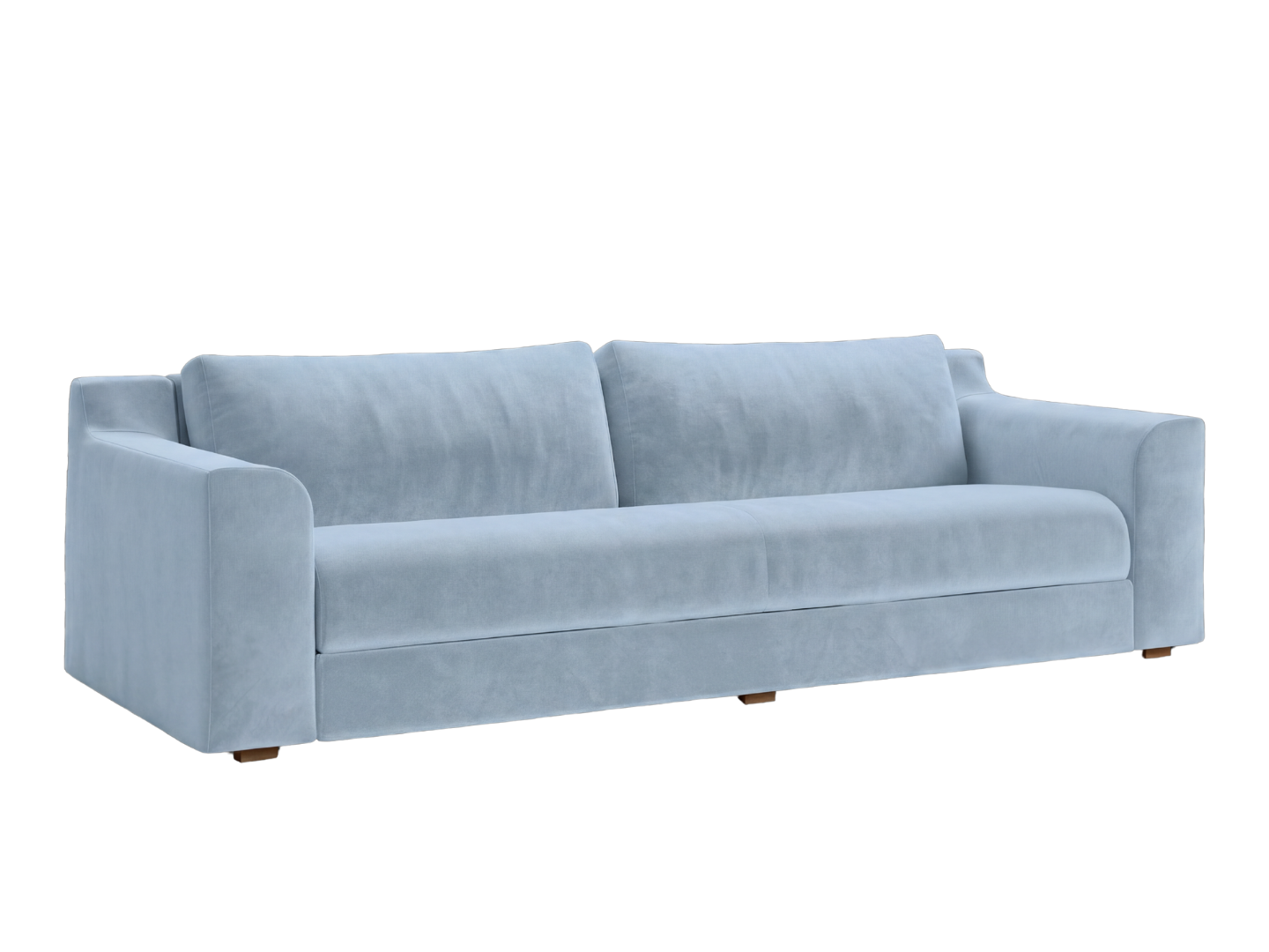 The Elevate 96" Sofa in Recycled Velvet