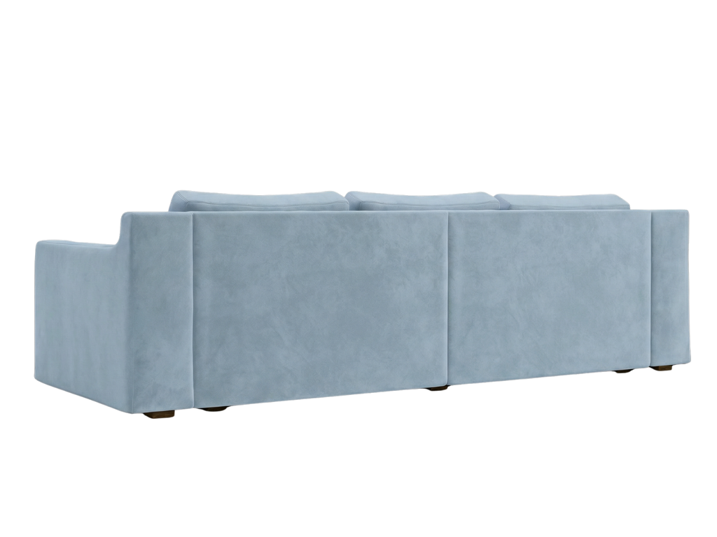 The Elevate Sectional in Recycled Velvet