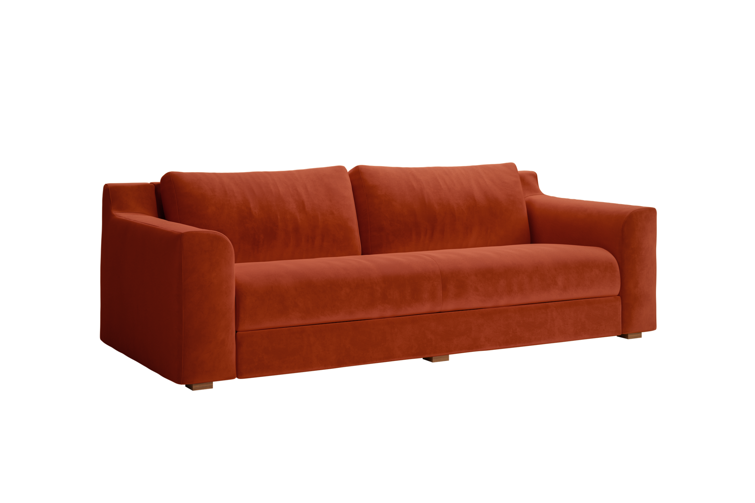 The Elevate 86" Sofa in Recycled Velvet