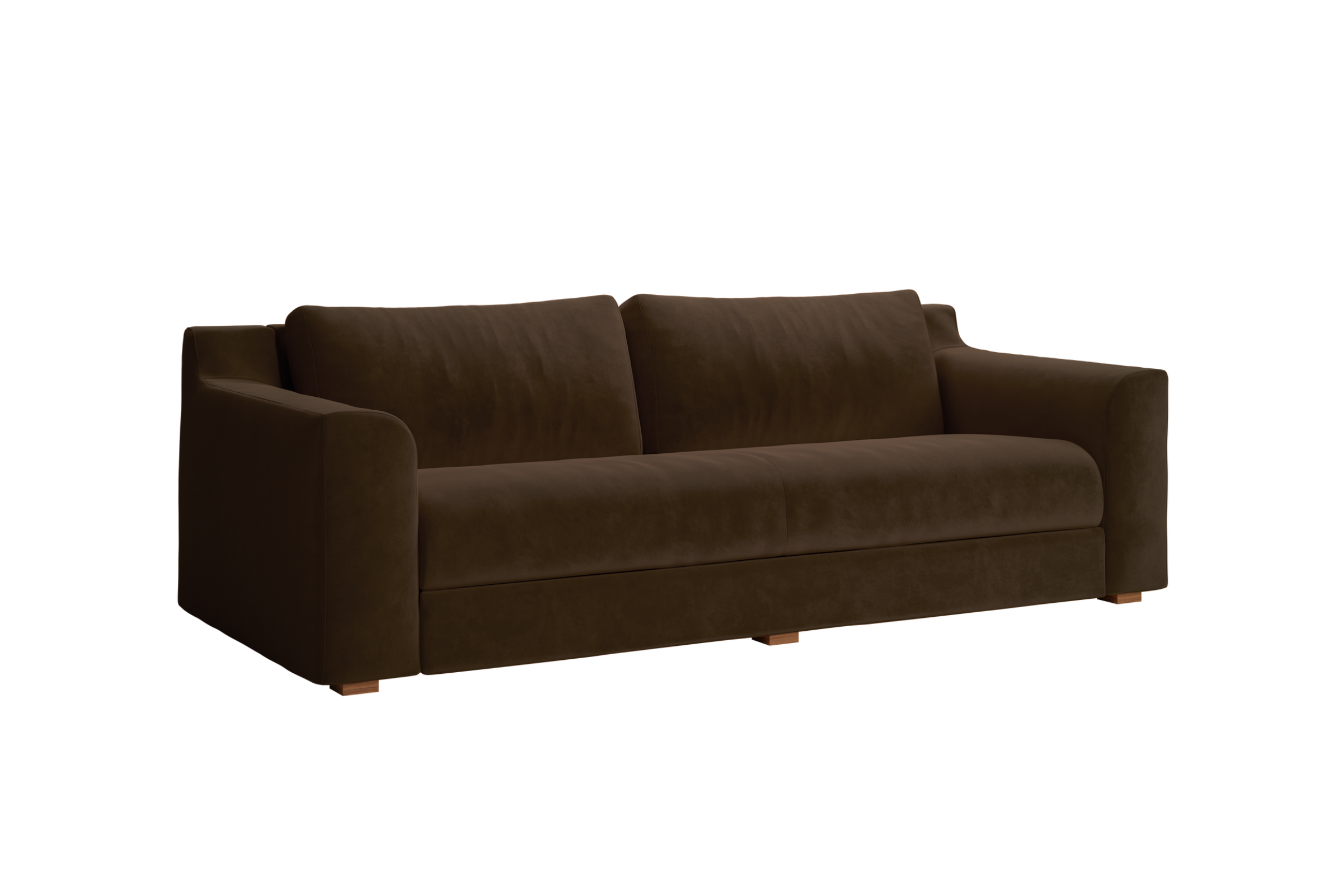 The Elevate 86" Sofa in Recycled Velvet