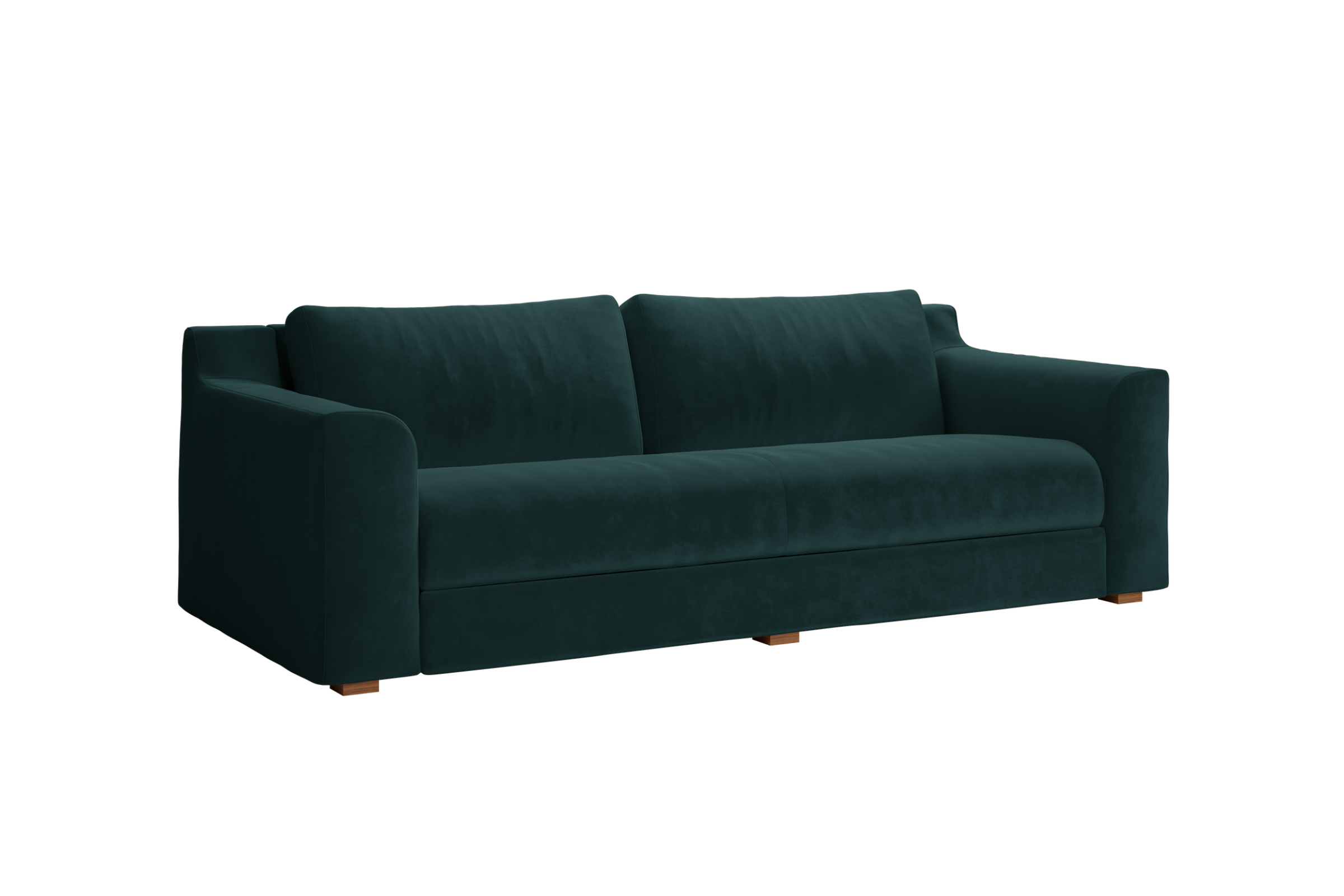 The Elevate 86" Sofa in Recycled Velvet