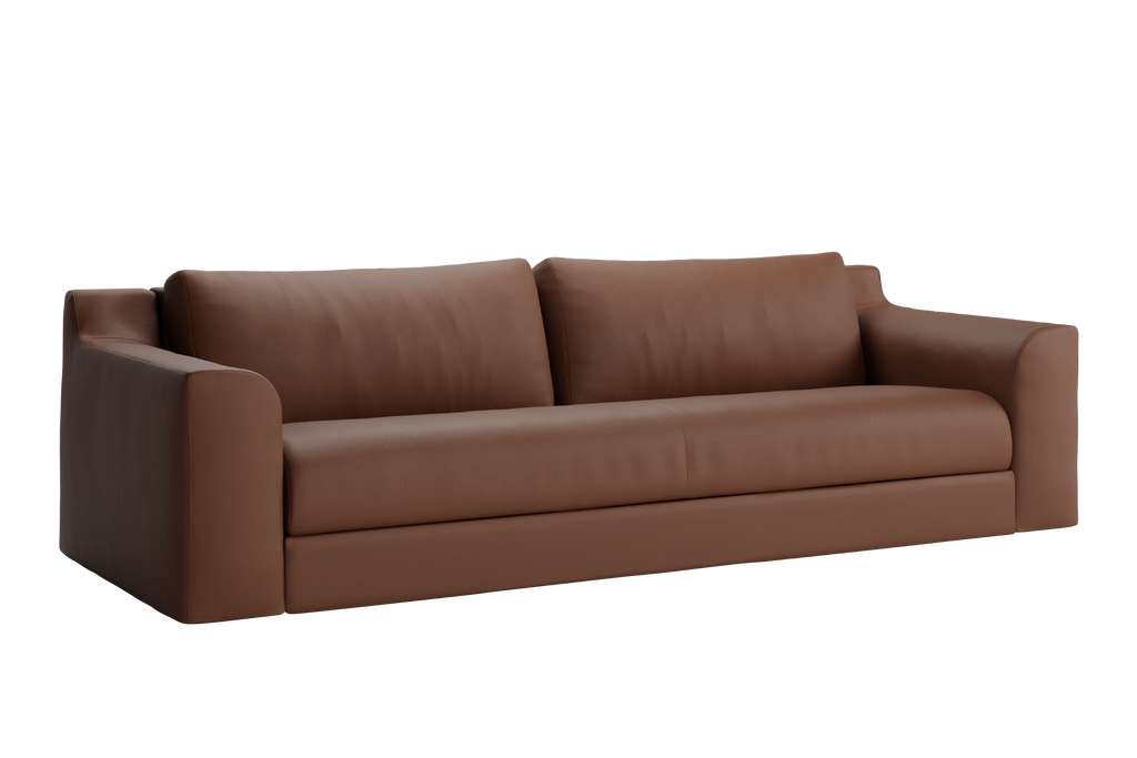 The Elevate 96" Sofa in Cactus Leather