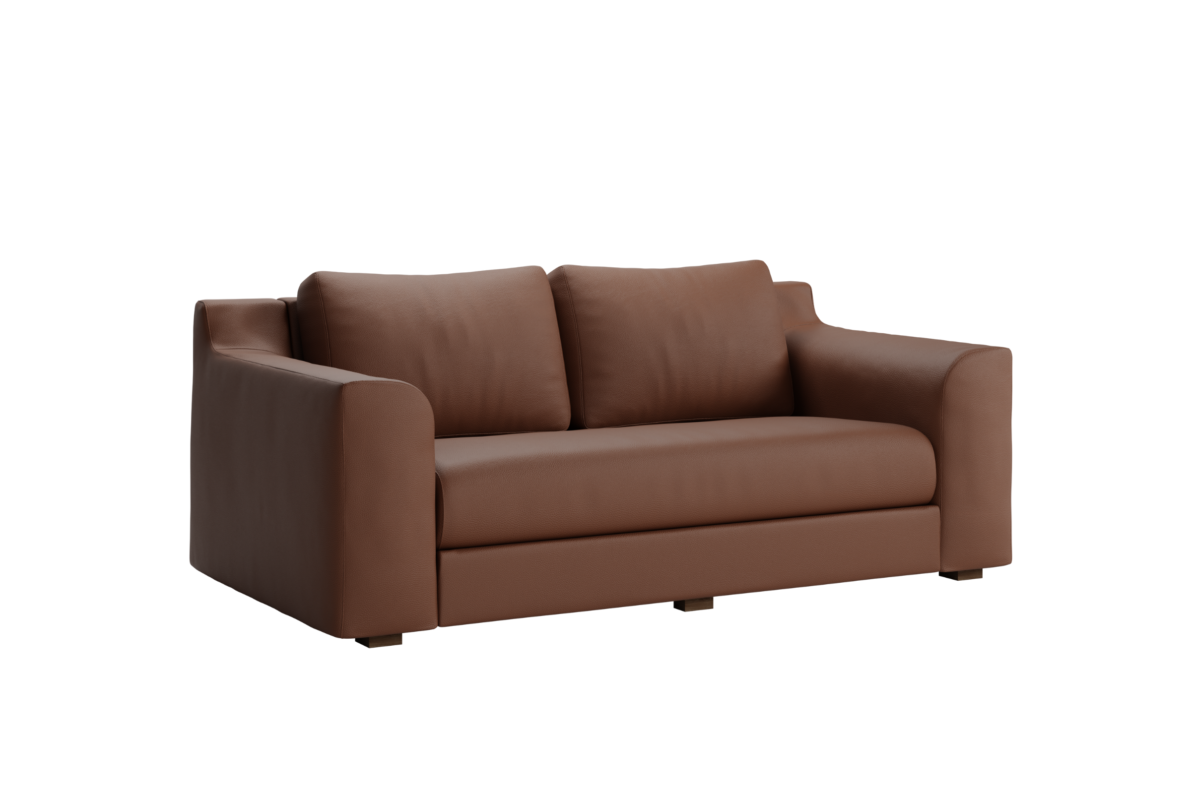 The Elevate Loveseat in Cactus Leather