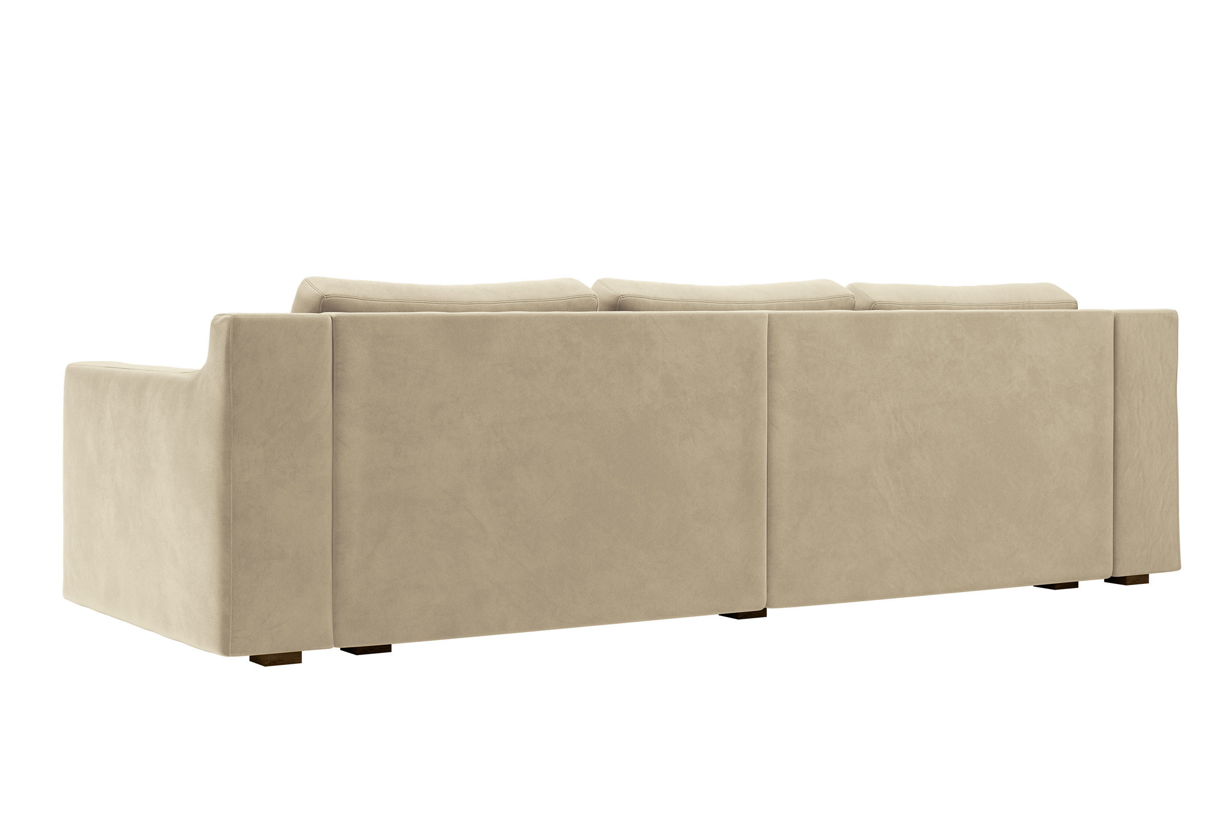 The Elevate Sectional in Recycled Velvet