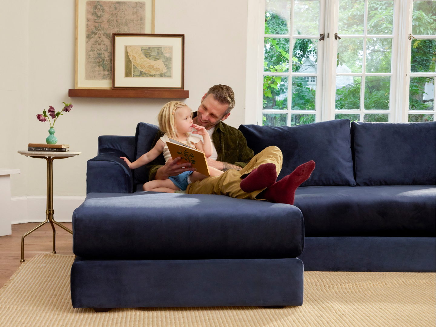 The Elevate Sectional in Upcycled Poly