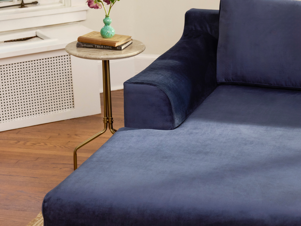The Elevate Sectional in Cactus Leather