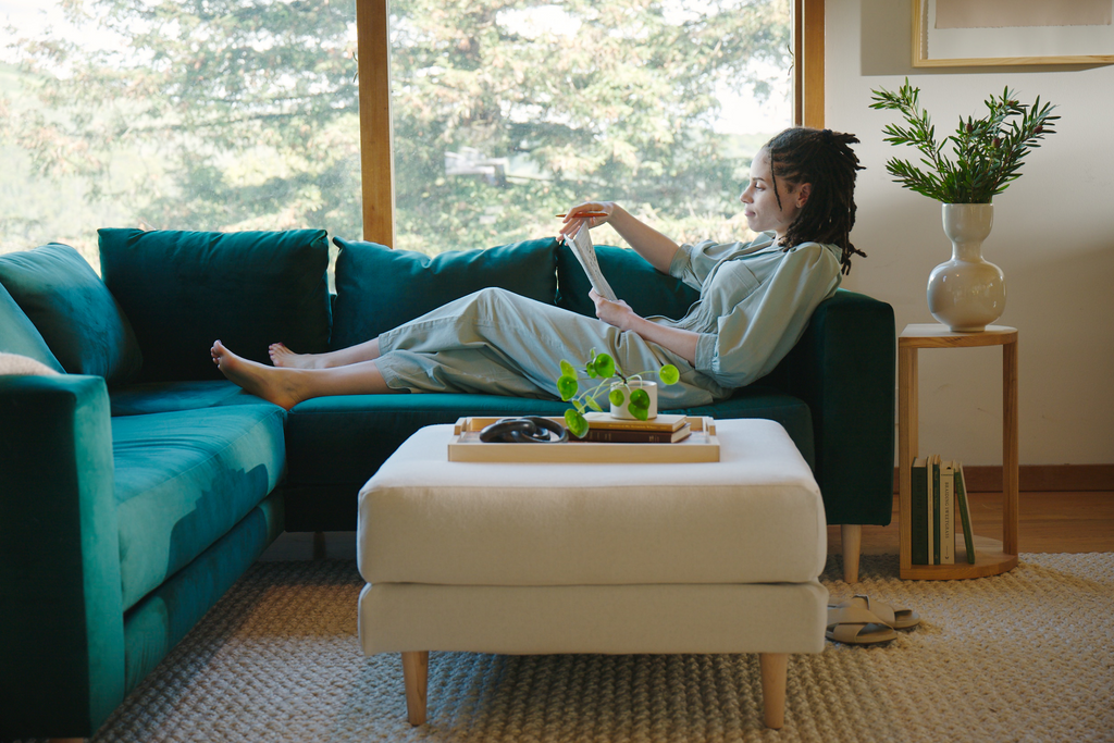 The Essential Corner Sectional (6 Seat) in Hemp Blend