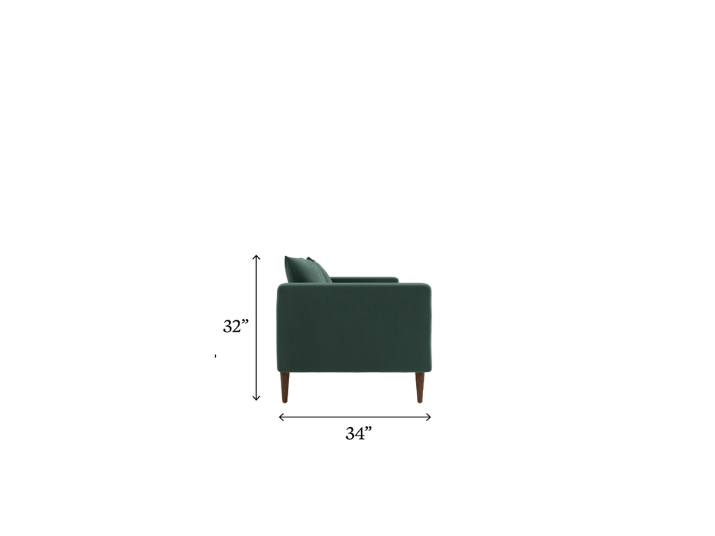 The Essential Loveseat in Recycled Velvet