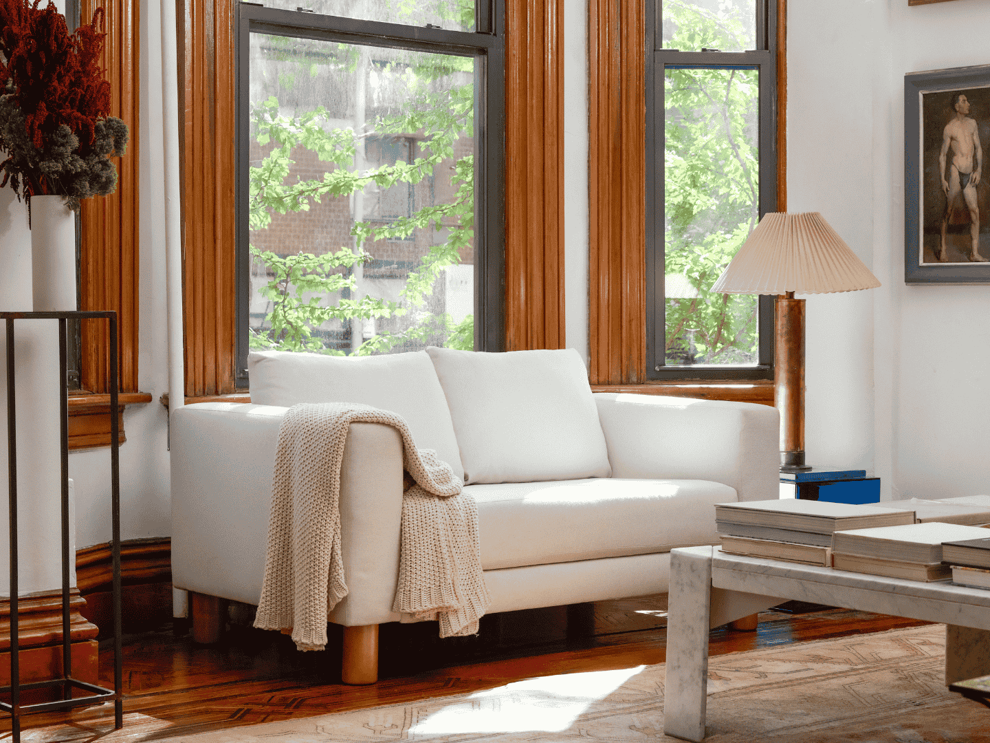 The Essential Sofa in Recycled Velvet