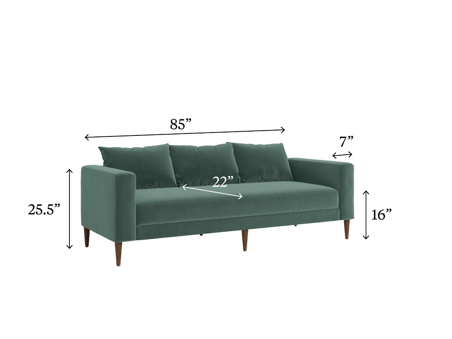 The Essential Sofa in Upcycled Poly