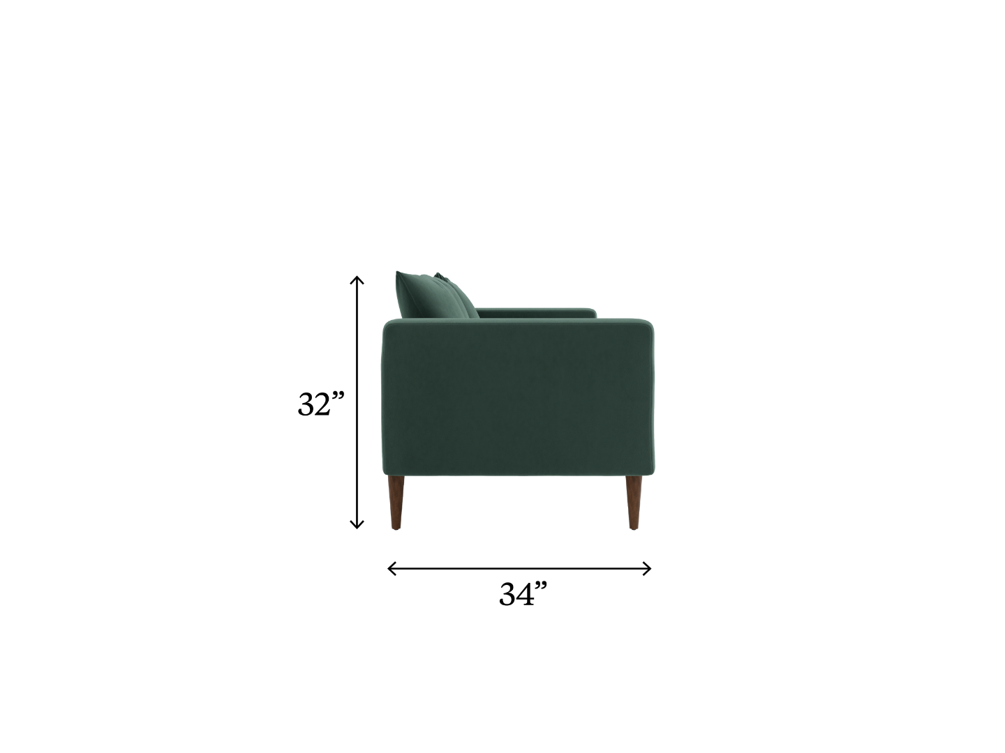 The Essential Sofa in Recycled Velvet