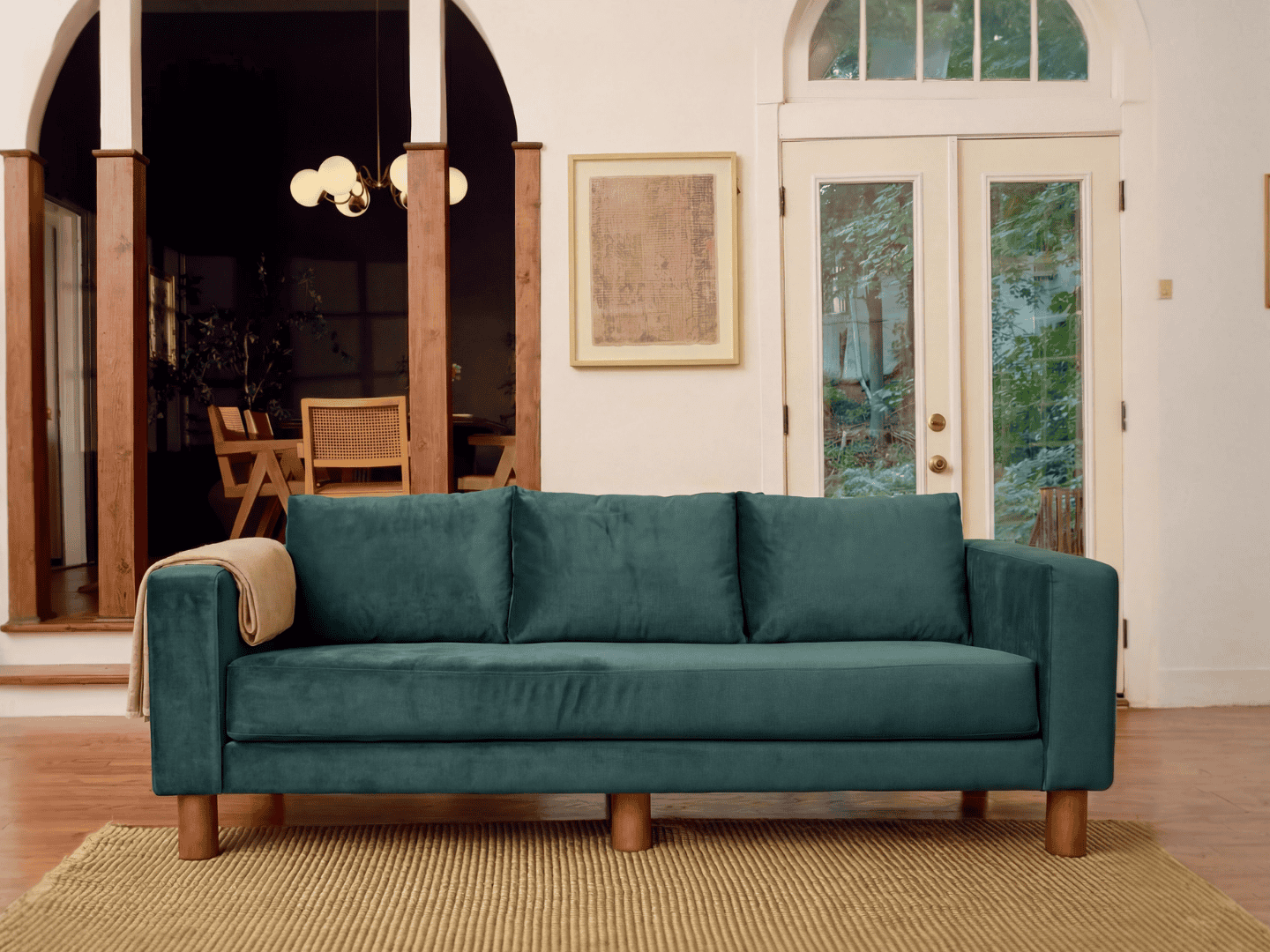 The Essential Sofa in Recycled Velvet