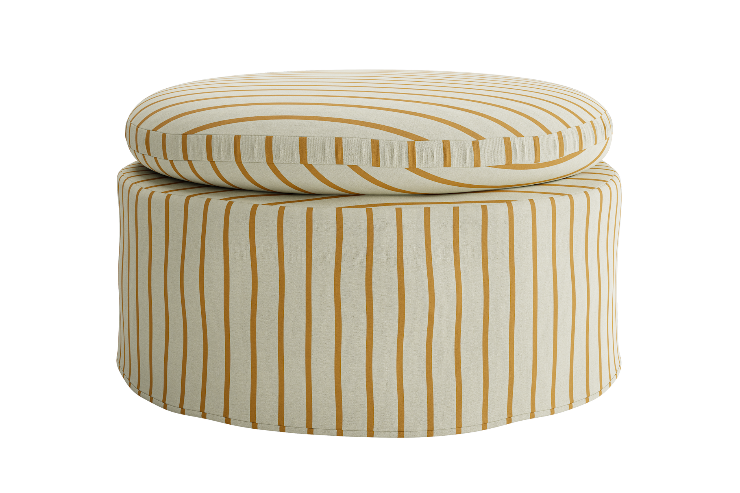 The Evergreen Ottoman in Hemp Blend