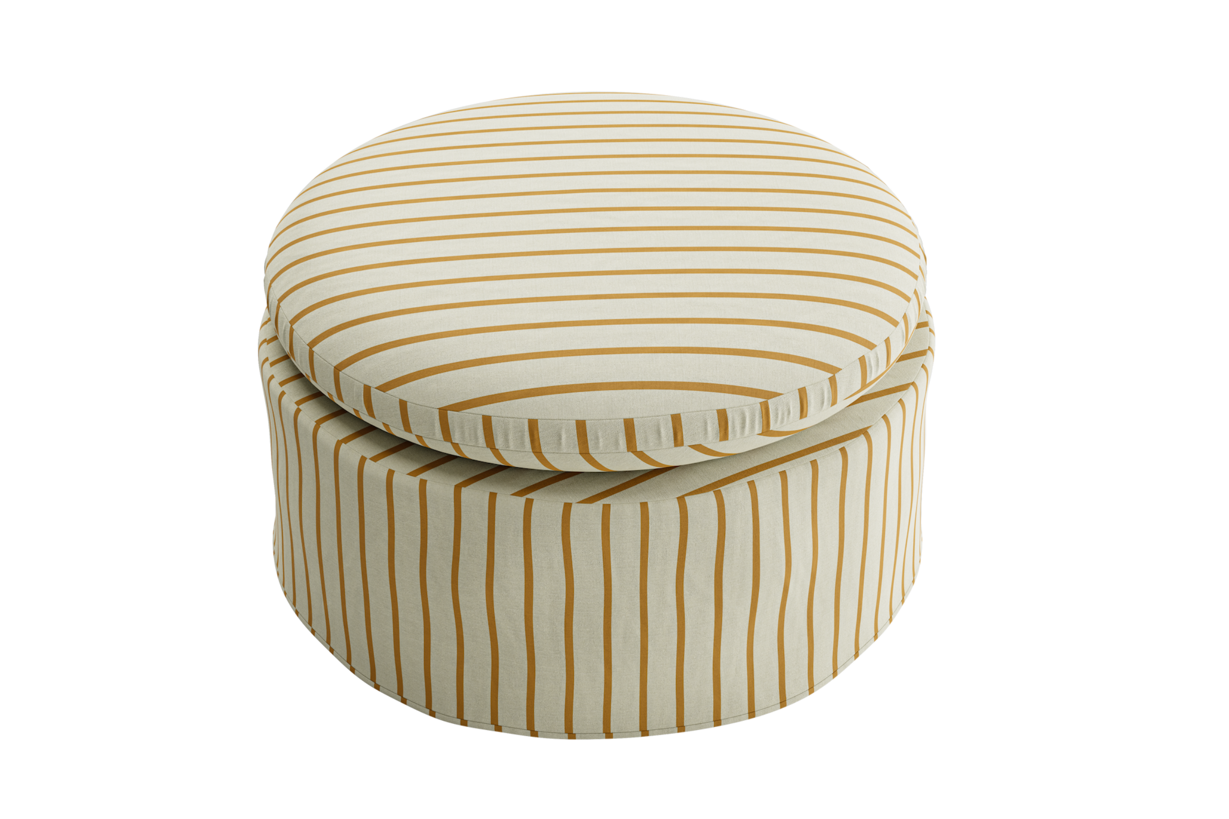 The Evergreen Ottoman in Hemp Blend