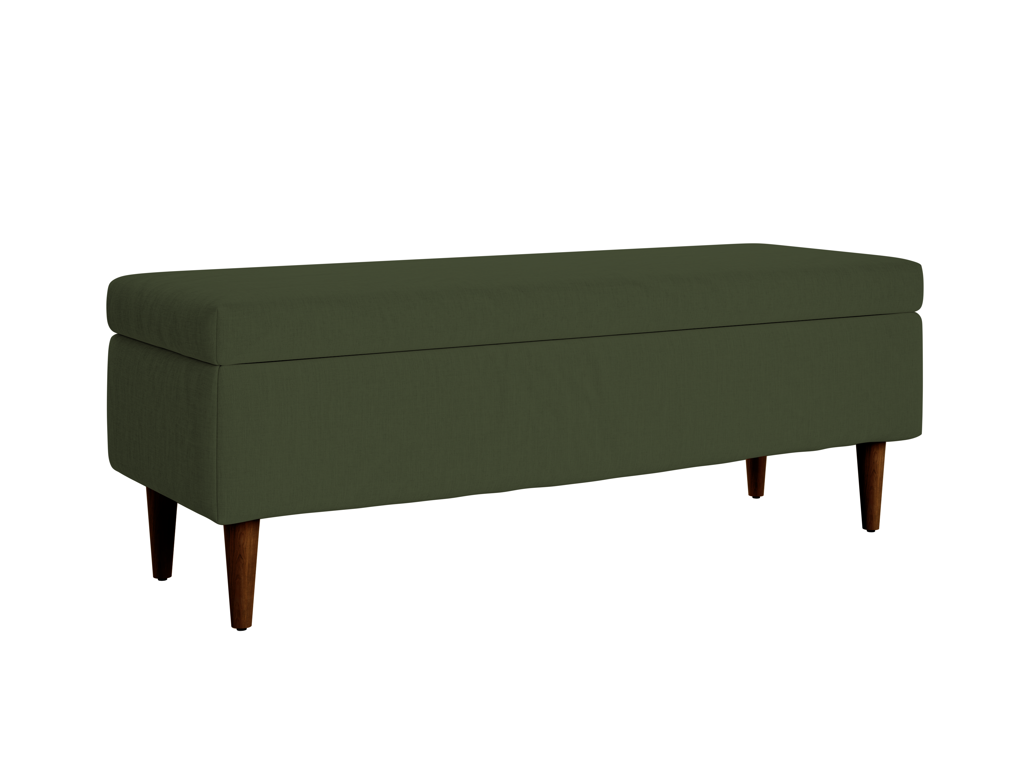 The Essential Storage Bench in Hemp Blend