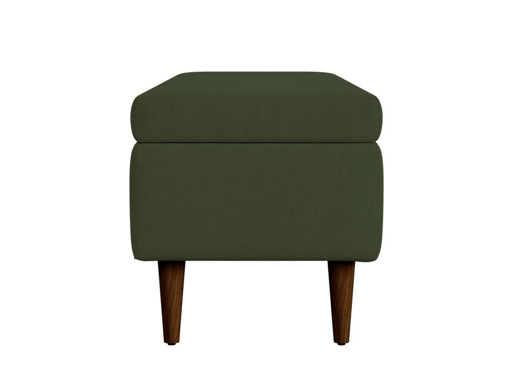 The Essential Storage Bench in Hemp Blend