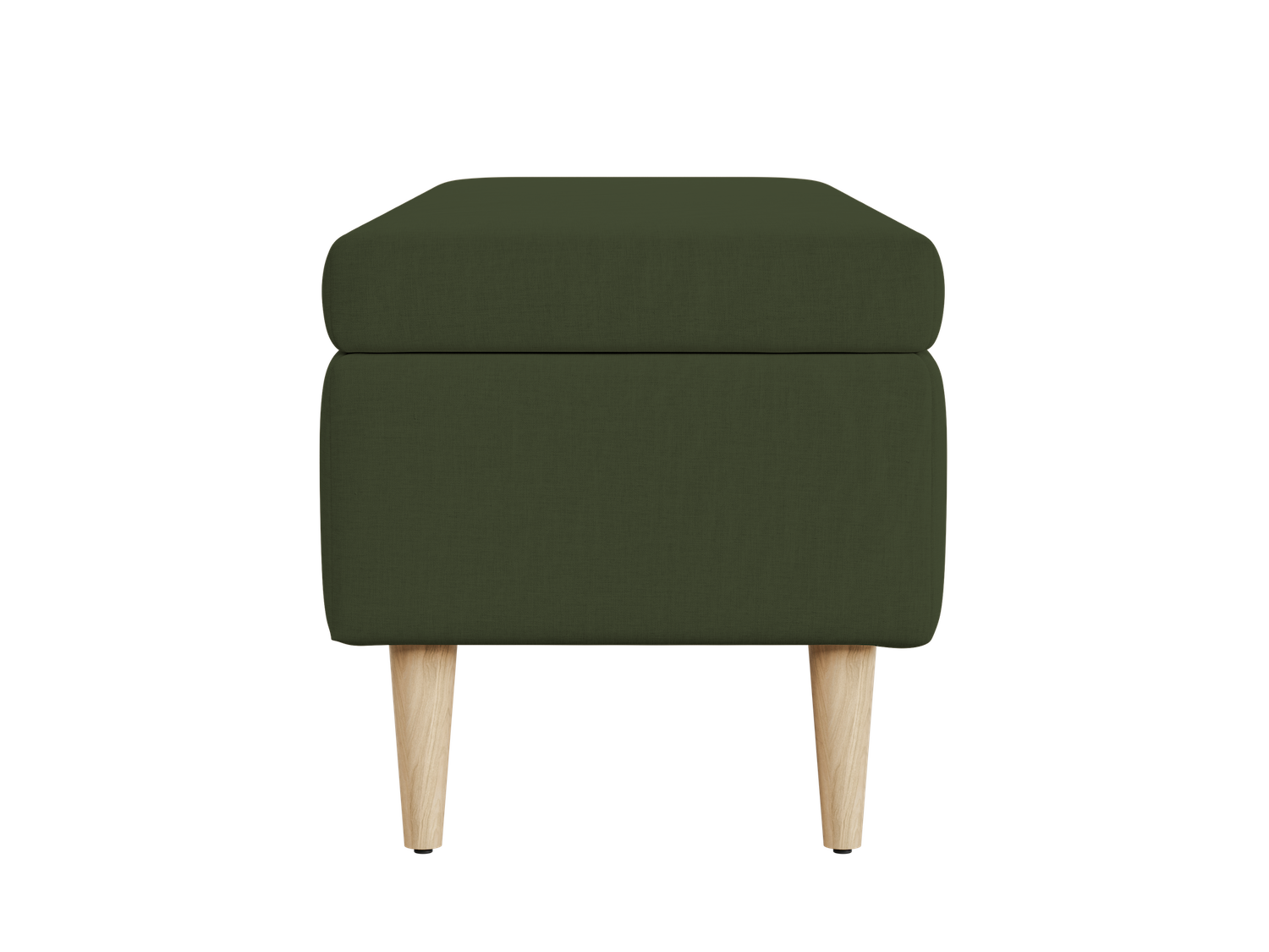 The Essential Storage Bench in Hemp Blend