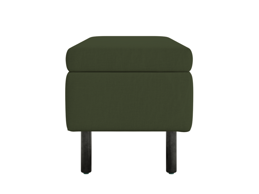 The Essential Storage Bench in Hemp Blend