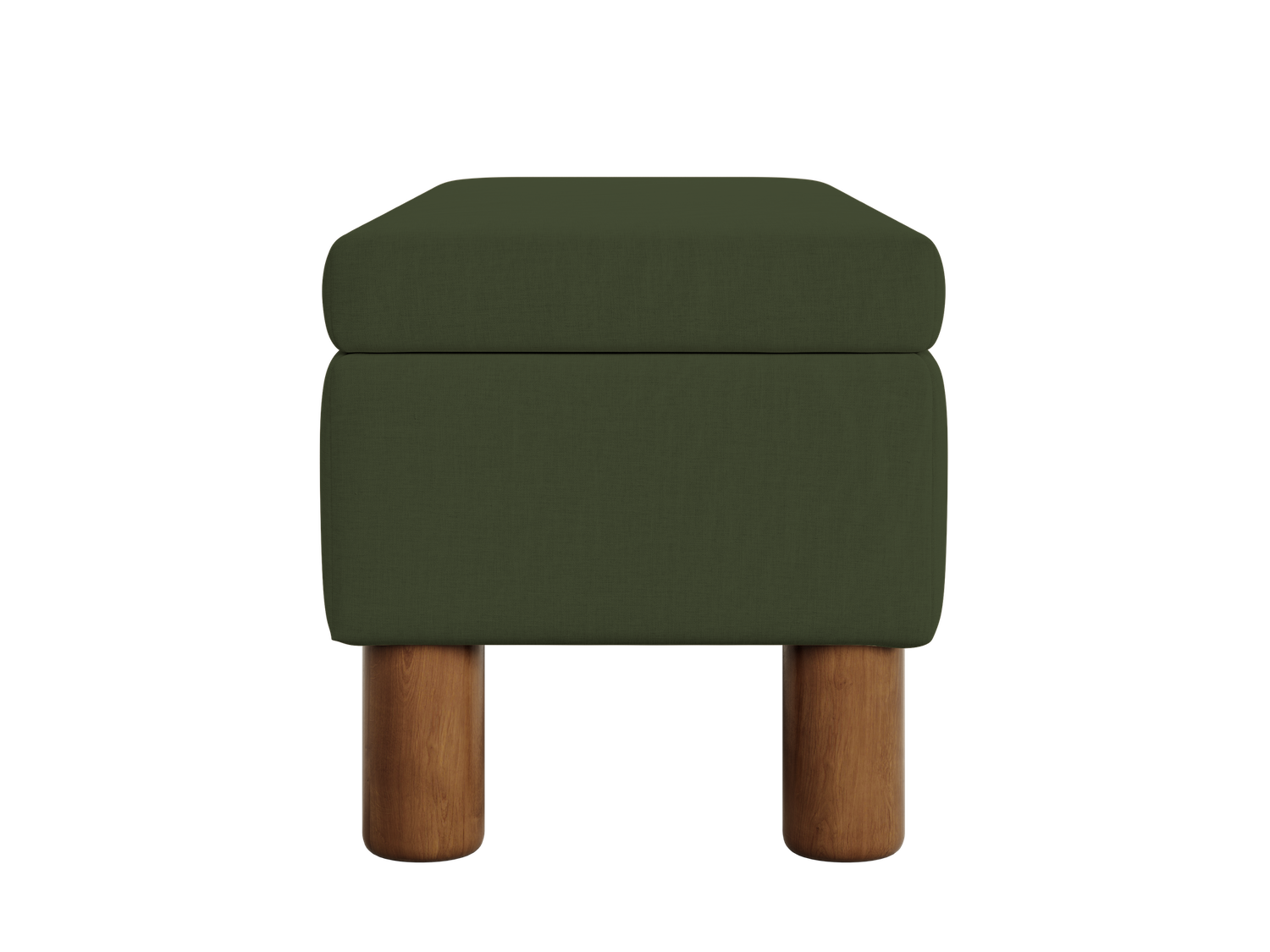 The Essential Storage Bench in Hemp Blend