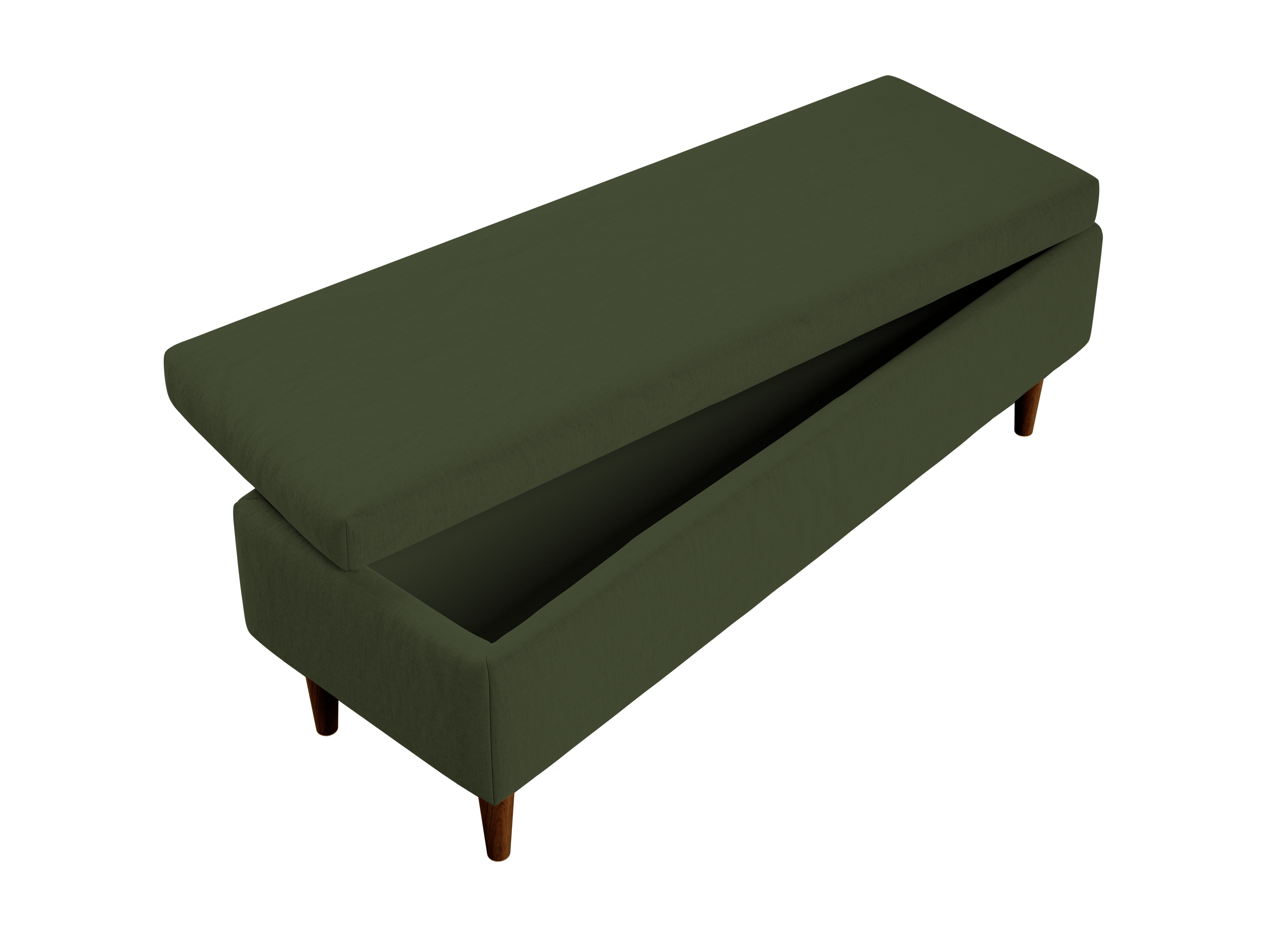The Essential Storage Bench in Hemp Blend