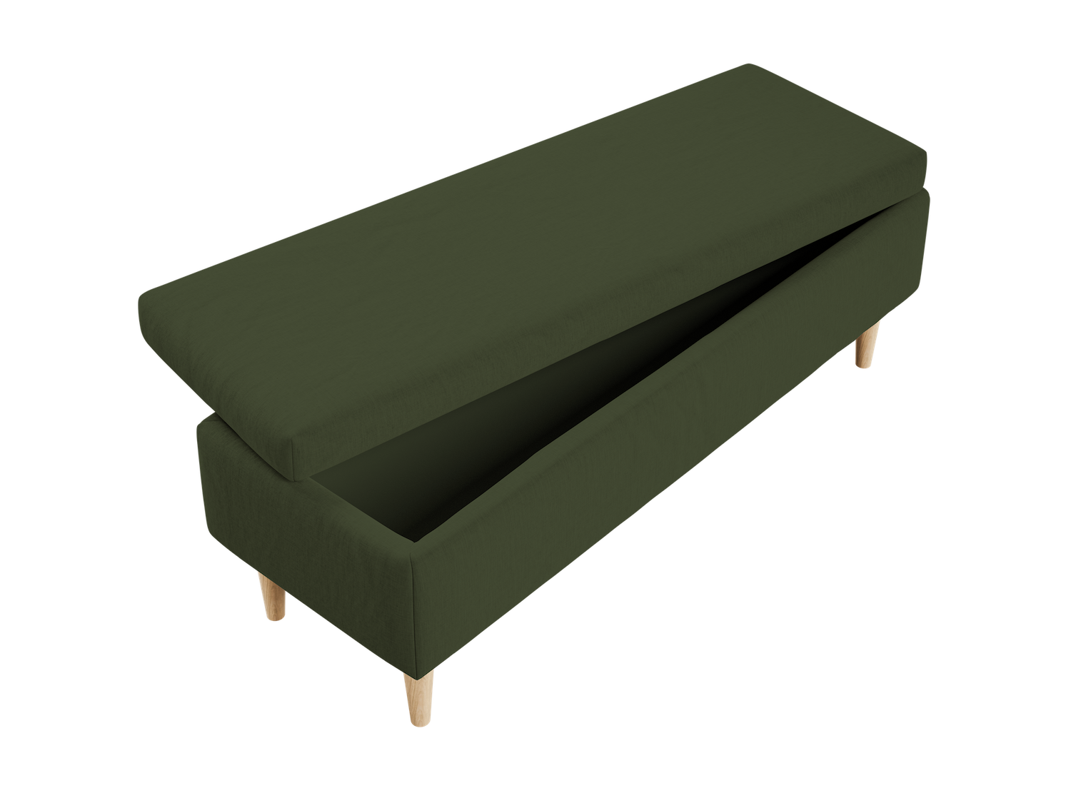 The Essential Storage Bench in Hemp Blend