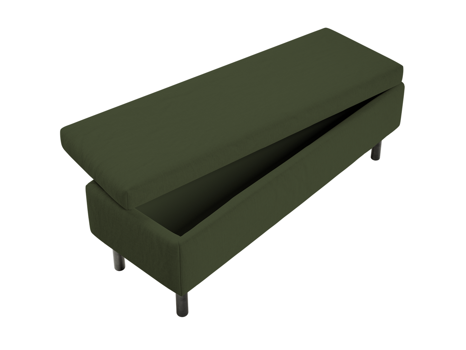 The Essential Storage Bench in Hemp Blend
