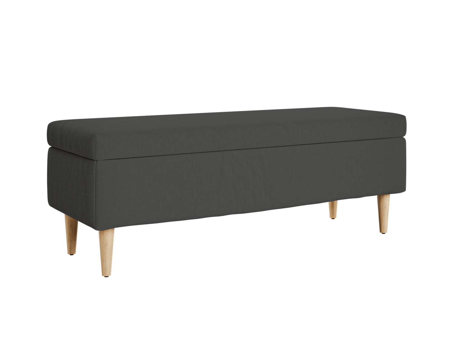 The Essential Storage Bench in Hemp Blend