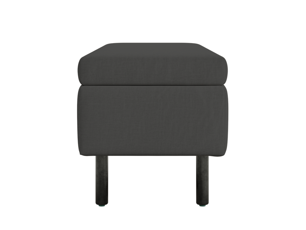 The Essential Storage Bench in Hemp Blend
