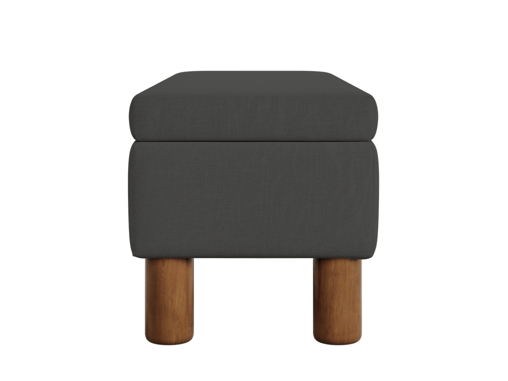 The Essential Storage Bench in Hemp Blend
