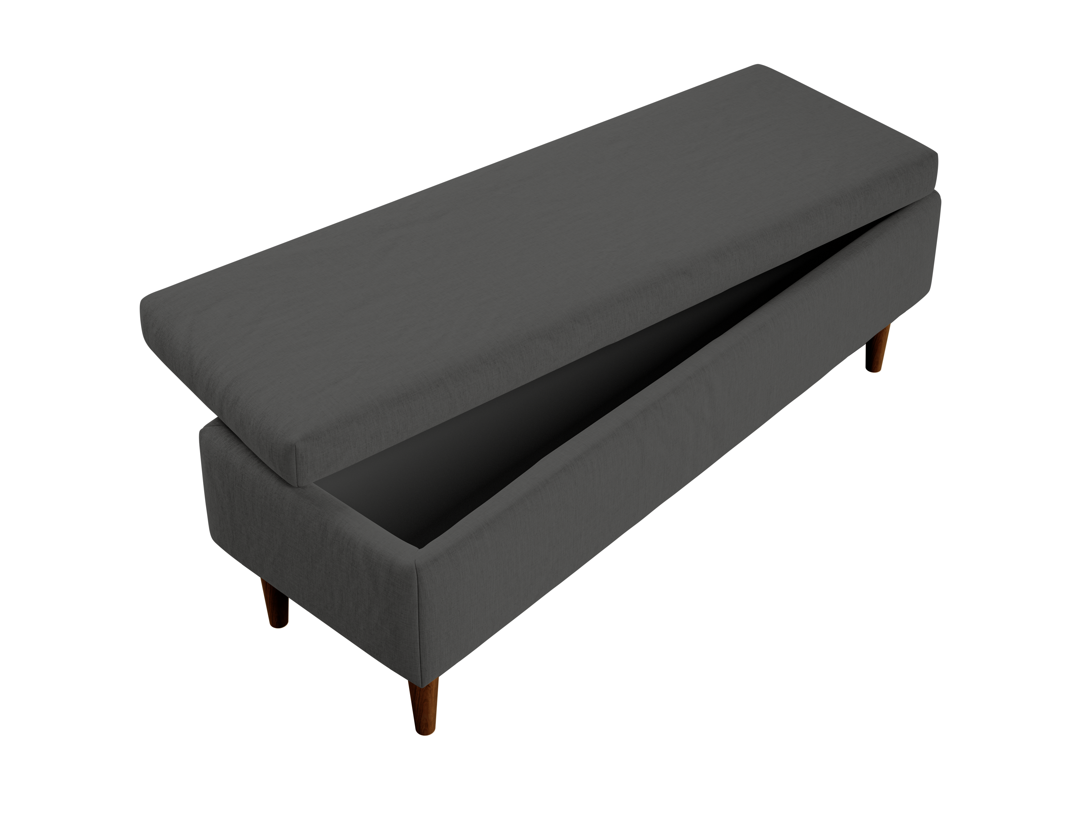 The Essential Storage Bench in Hemp Blend