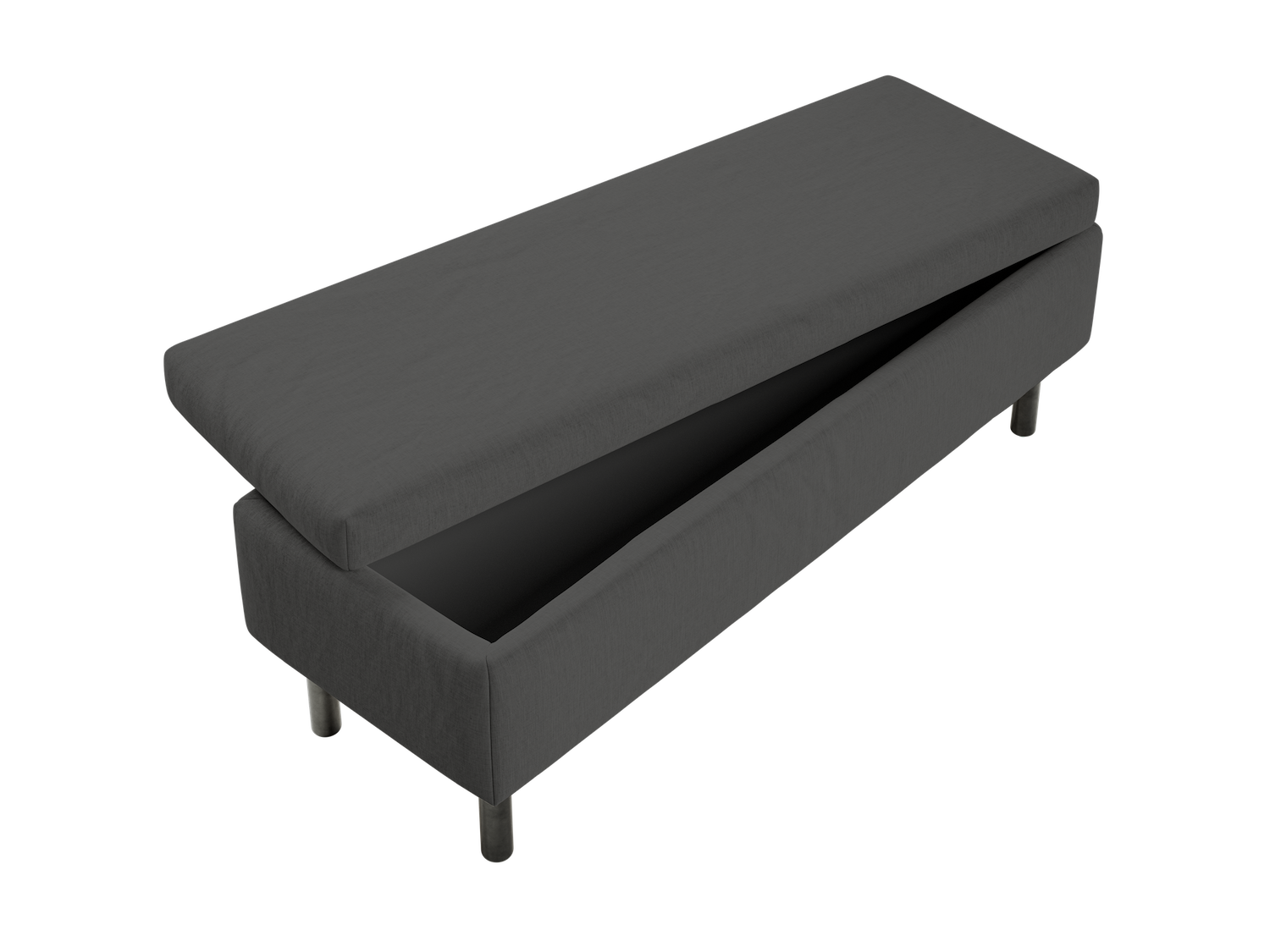 The Essential Storage Bench in Hemp Blend