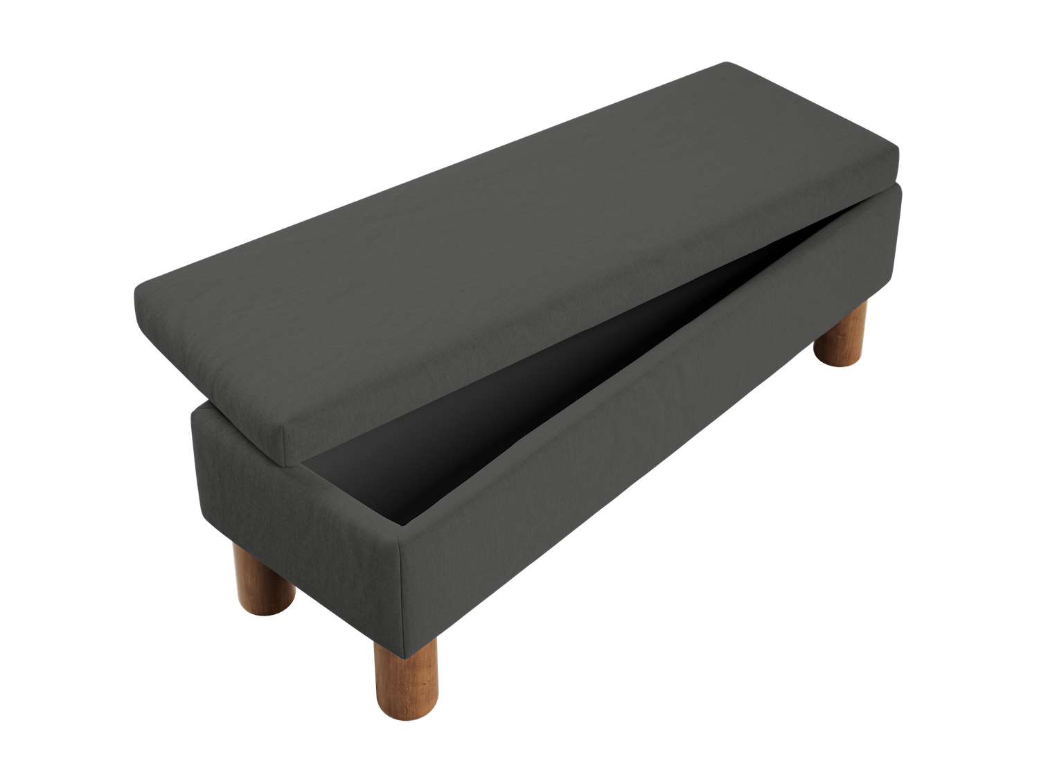The Essential Storage Bench in Hemp Blend