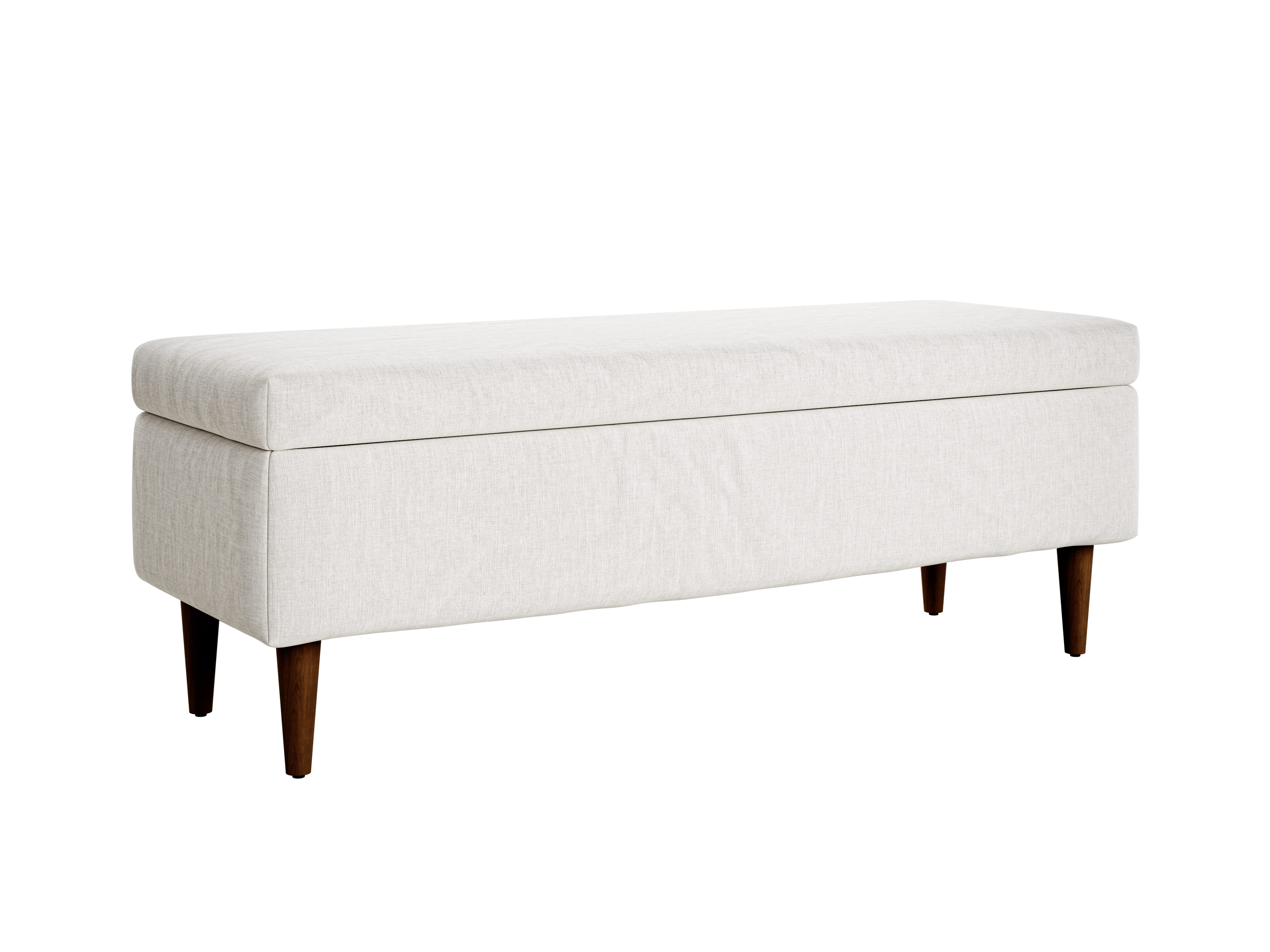 The Essential Storage Bench in Hemp Blend