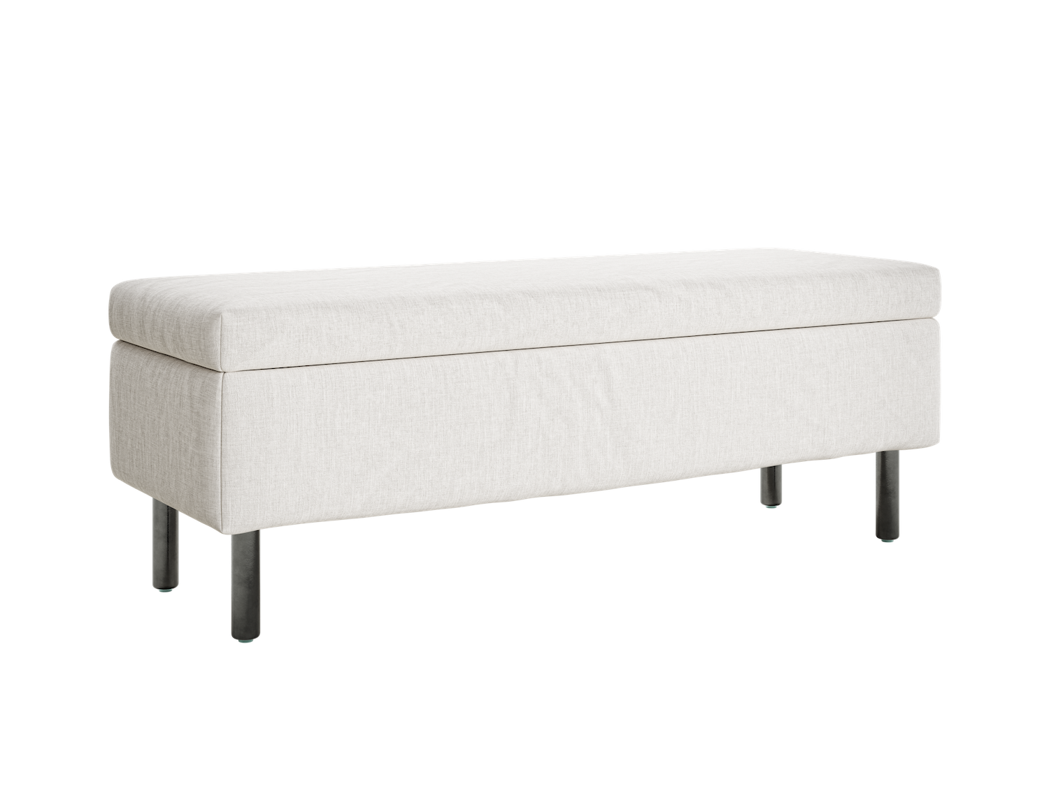 The Essential Storage Bench in Hemp Blend