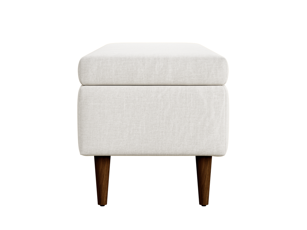 The Essential Storage Bench in Hemp Blend