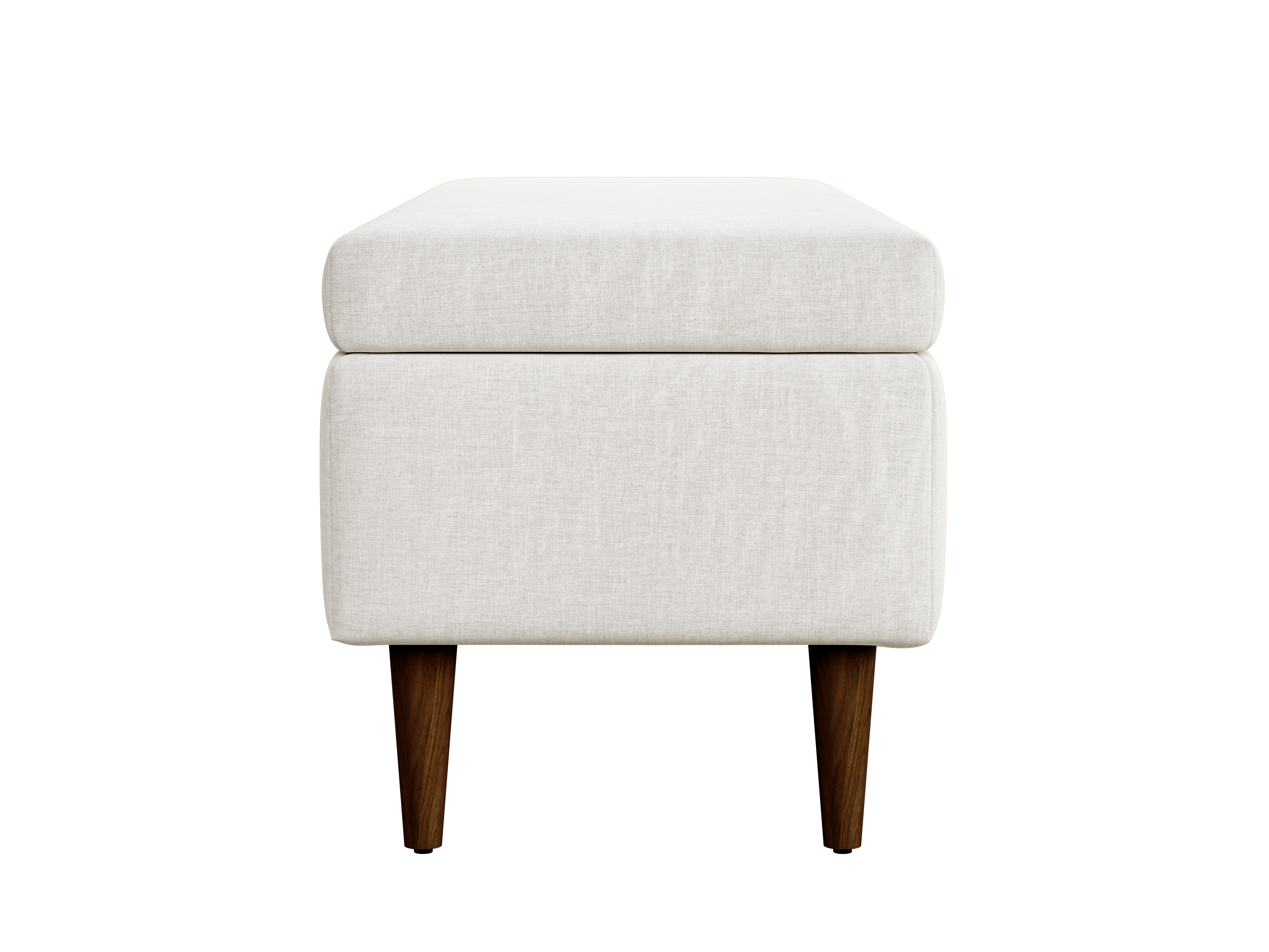 The Essential Storage Bench in Hemp Blend